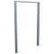Lean-on hoop made of steel tube | Square tube, 80 x 20 mm | without cross bar | total width: 750 mm | hot-dip galvanized